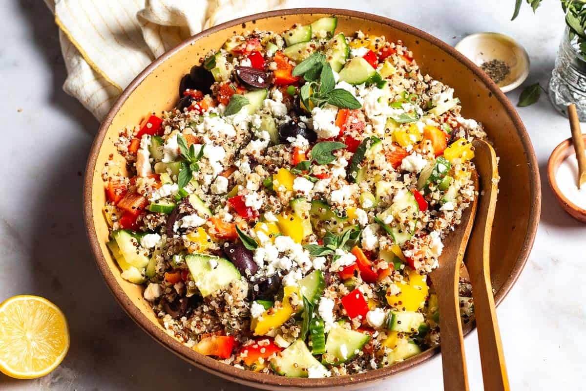Healthy & Versatile Mediterranean Quinoa: Vegan, Gluten-Free Options